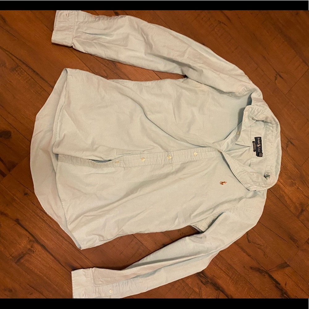 Ralph Lauren light blue button down
